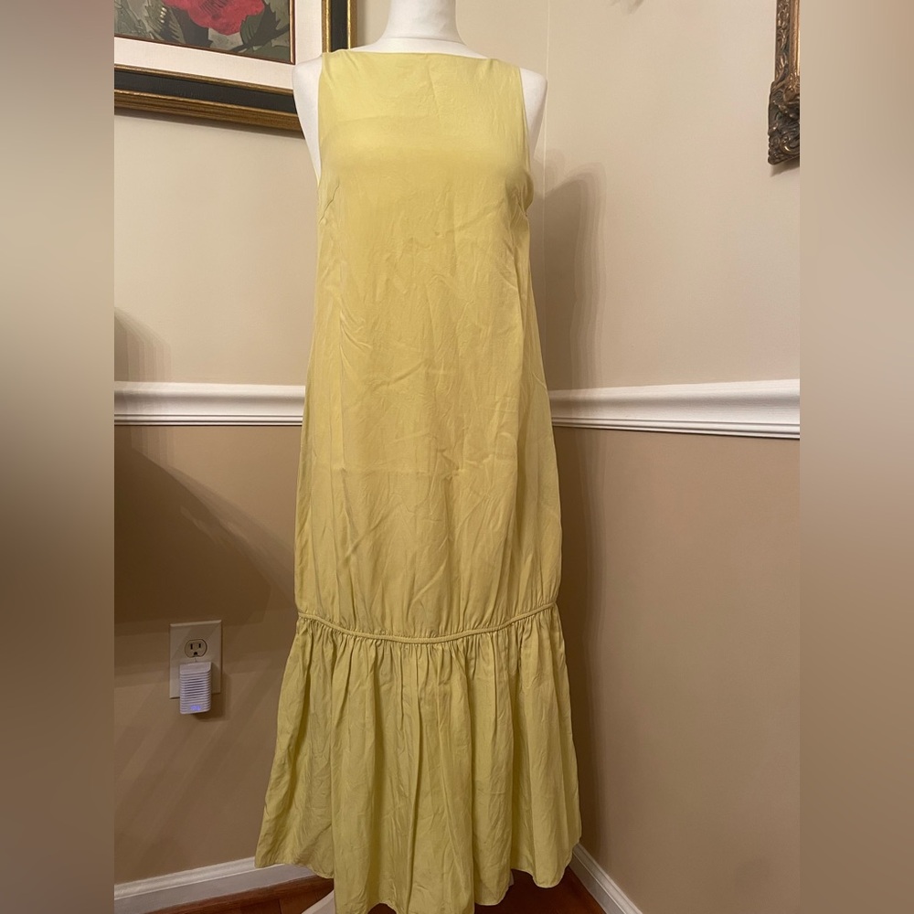 One of a kind “OUR SECOND NATURE”VISCOSE LINED MAXI DRESS Size S